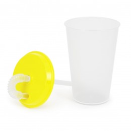 АЛЬТЕРНАТИВА Стакан 0,5л (с крышкой и трубочкой) М8992