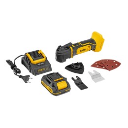 Denzel Инструмент многофункциональный аккумуляторный CMTH-20, Li-Ion, 20 В  28405