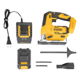 Denzel Лобзик аккумуляторный CJH-20-80, Li-Ion, 20 В 27205