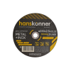 Диск отрезной по металлу 230х2,5х22,23 Hanskonner H9020-230-25