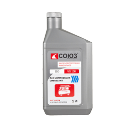 СОЮЗ Масло компрессорное AIR COMPRESSOR LUBRICANT, VG100, 1л, СКС-0101А