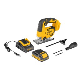 Denzel Лобзик аккумуляторный CJH-20-80, Li-Ion, 20 В 27205