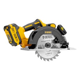 Denzel Пила циркулярная аккумуляторная бесщет. CCSH-BL-20-185, 185 мм, Li-Ion, 20 В 27409