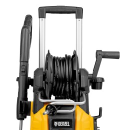 Denzel Моечная машина высокого давления R-200D, 2400 Вт, 200 бар, 420 л/ч, с барабаном 58264