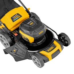 Denzel Газонокосилка аккумуляторная бесщет. DLM-460, 460 мм, травосб. 65 л., Li-Ion, 40 В 58911