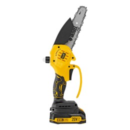 Denzel Цепная мини-пила аккумуляторная бесщет., CCS-150, шина 150 мм, Li-Ion, 20 В 58650