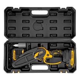 Denzel Цепная мини-пила аккумуляторная бесщет., CCS-150, шина 150 мм, Li-Ion, 20 В 58650