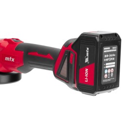 Matrix Машина шлифовальная угловая аккумуляторная бесщет. AGB-BL-20-125, Li-Ion, 20 В 27080