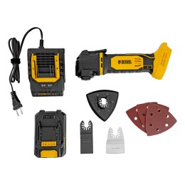 Denzel Инструмент многофункциональный аккумуляторный CMTH-20, Li-Ion, 20 В  28405