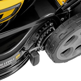 Denzel Газонокосилка аккумуляторная бесщет. DLM-460, 460 мм, травосб. 65 л., Li-Ion, 40 В 58911