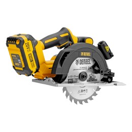 Denzel Пила циркулярная аккумуляторная бесщет. CCSH-BL-20-185, 185 мм, Li-Ion, 20 В 27409