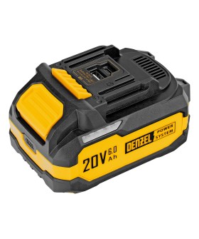 Denzel Батарея аккумуляторная BH-20-6.0, Li-Ion, USB, 20 В, 6,0 Ач 28446