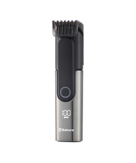 Sakura Триммер электр SA-5536BK 2скор 2 насад LED USB