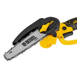 Denzel Цепная мини-пила аккумуляторная бесщет., CCS-150, шина 150 мм, Li-Ion, 20 В 58650