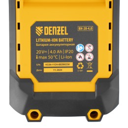 Denzel Пила сабельная аккумуляторная бесщет. RS-250, Li-Ion, 20 В 28802