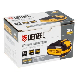 Denzel Батарея аккумуляторная BH-20-6.0, Li-Ion, USB, 20 В, 6,0 Ач 28446