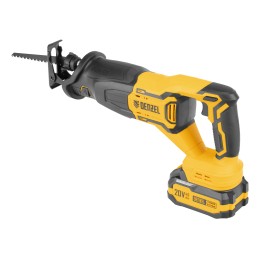 Denzel Пила сабельная аккумуляторная бесщет. RS-250, Li-Ion, 20 В 28802