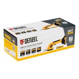 Denzel Ножницы-кусторез аккумуляторные GS-20, Li-Ion, 20 В 59432