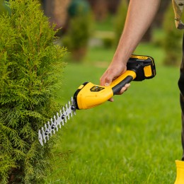 Denzel Ножницы-кусторез аккумуляторные GS-20, Li-Ion, 20 В 59432