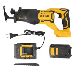 Denzel Пила сабельная аккумуляторная бесщет. RS-250, Li-Ion, 20 В 28802