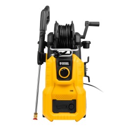 Denzel Моечная машина высокого давления R-200D, 2400 Вт, 200 бар, 420 л/ч, с барабаном 58264