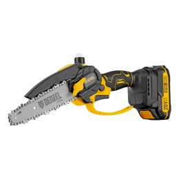 Denzel Цепная мини-пила аккумуляторная бесщет., CCS-150, шина 150 мм, Li-Ion, 20 В 58650