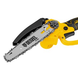 Denzel Цепная мини-пила аккумуляторная бесщет., CCS-150, шина 150 мм, Li-Ion, 20 В 58650