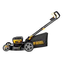 Denzel Газонокосилка аккумуляторная бесщет. DLM-460, 460 мм, травосб. 65 л., Li-Ion, 40 В 58911