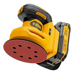 Denzel Машина шлифовальная эксцентриковая аккумуляторная CROSH-20-125, Li-Ion, 20 В 28901