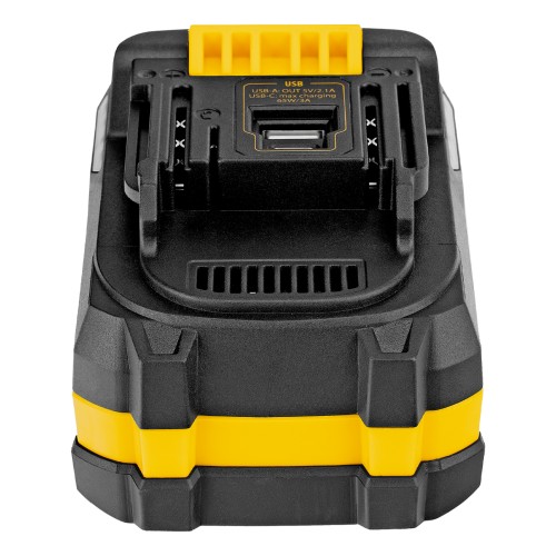 Батарея аккумуляторная BH-20-6.0, Li-Ion, USB, 20 В, 6,0 Ач Denzel 28446