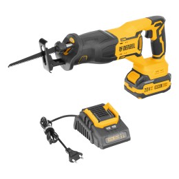 Denzel Пила сабельная аккумуляторная бесщет. RS-250, Li-Ion, 20 В 28802