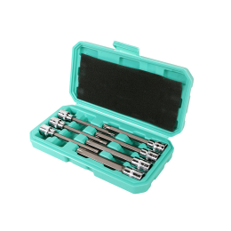 Sturm Набор головок TORX 3/8", 110мм, T25-60, 7шт, пластиковый кейс, СrV 1045-18-T7-110