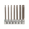 Набор головок TORX 3/8", 110мм, T25-60, 7шт, пластиковый кейс, СrV Sturm! 1045-18-T7-110