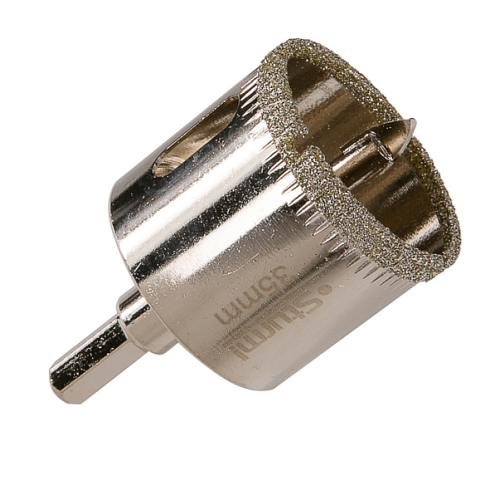 Коронка алмазн. По керам. Плитке и стеклу 35 х 55 мм с центрир. Сверл. Sturm! 1055-09-3555