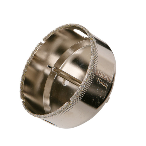 Коронка алмазн. По керам. Плитке и стеклу 70 х 55 мм, с центрир. Сверл. Sturm! 1055-09-7055