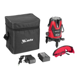 Matrix Лазерный уровень MFL RED, 30 м, красный луч, акк. Li 2400 mAh, сумка, резьба 5/8" 35014