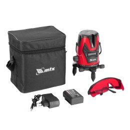 Matrix Лазерный уровень MXL RED, 30 м, красный луч, акк. Li 2400 mAh, сумка, резьба 5/8" 35012