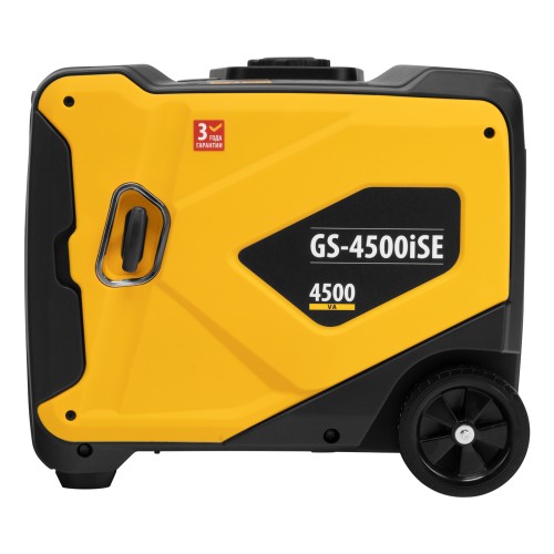 Генератор инверторный GS-4500iSE, 4,5 кВт, 230 В, закрытый корпус, электростартер Denzel 94714