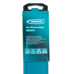 Gross Уровень алюминиевый, магнит., фрезерованный, 3 глазка, 0,5 мм/м, 2000 мм 33656