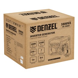 Denzel Генератор инверторный GK-3800iF, 3,8 кВт 94708