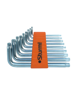 Sturm Набор ключей TORX, 9шт, T10-T50, CrV, 1045-04-9x9-TS