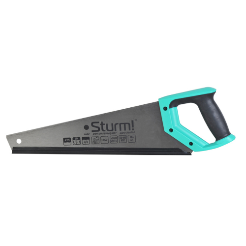 Ножовка по дереву, 450мм, 4TPI, 3D зуб, Sturm! 1060-52-450