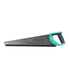 Sturm Ножовка по дереву, 500мм, 4TPI, 3D зуб, 1060-52-500