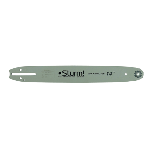 Пильная шина 14" Sturm! Паз 1,3мм, 3/8", 52зв, хвостовик PO (OREGON K041/A041) SB1450380PO