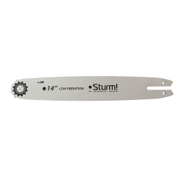 Sturm Пильная шина 14" Паз 1,3мм, 3/8", 50 зв, хвостовик St SB1450380St
