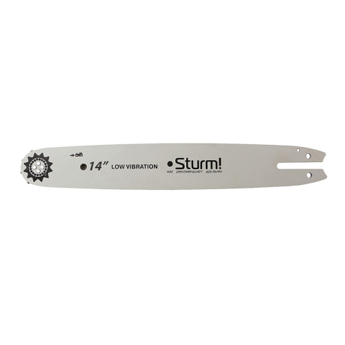 Пильная шина 14" Sturm! Паз 1,3мм, 3/8", 50 зв, хвостовик St SB1450380St
