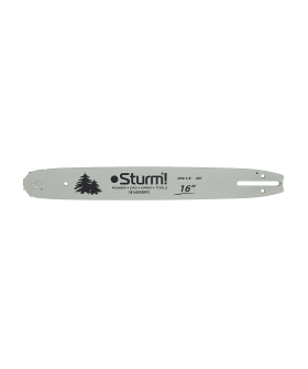 Sturm Пильная шина 16" Паз 1,3мм, 3/8", 57зв, хвостовик PO (OREGON K041/A041) SB1650380PO