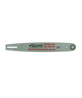 Sturm Пильная шина 16" Паз 1,3мм, 3/8", 59зв, хвостовик PO БЕЗМАСЛЯНАЯ SB1650380PO-OL