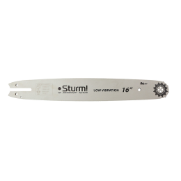 Sturm Пильная шина 16" Паз 1,3мм, 3/8", 56 зв, хвостовик St SB1650380St