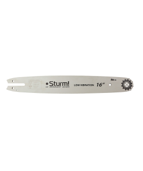 Sturm Пильная шина 16" Паз 1,3мм, 3/8", 56 зв, хвостовик St SB1650380St